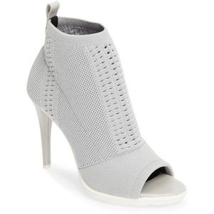 Calvin Klein Malai stretch peep toe bootie